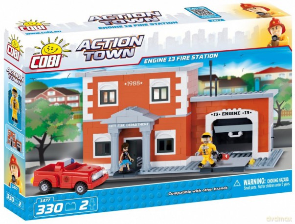 Action Town Remiza straży pożarnej [KLOCKI]