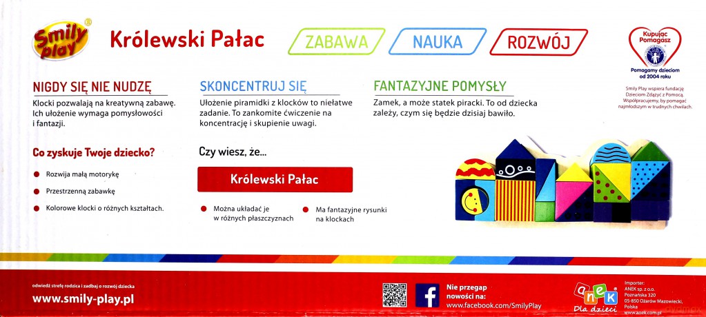 Drewniane klocki królewski pałac [KLOCKI]
