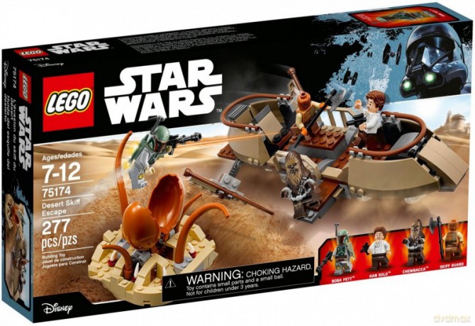 LEGO Star Wars Ucieczka na pustynnej barce (Gwiezdne Wojny) (75174) [KLOCKI]