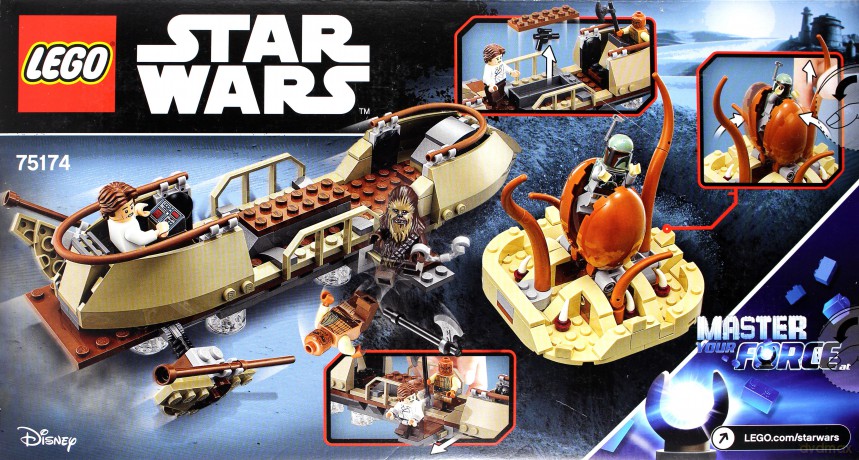 LEGO Star Wars Ucieczka na pustynnej barce (Gwiezdne Wojny) (75174) [KLOCKI]