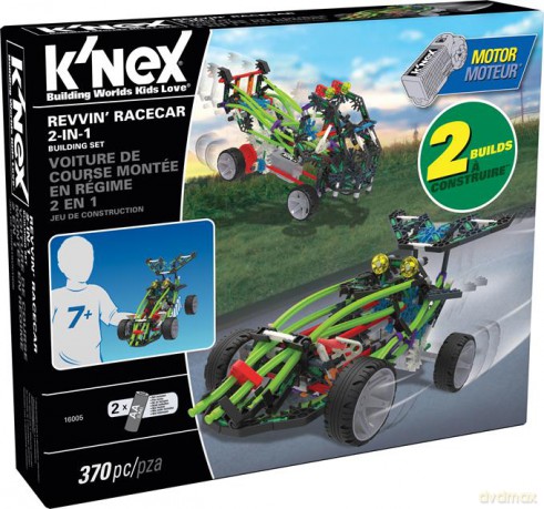 K'nex samochód wyścigowy 2w1 [KLOCKI]