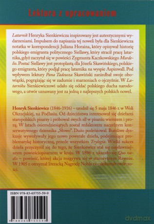 Latarnik - Henryk Sienkiewicz [KSIĄŻKA]