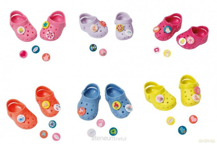 Baby born - Buciki dla lalki Crocsy, różne rodzaje
