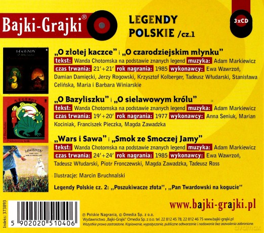 Bajki - Grajki. Legendy polskie Część 1 [AUDIOBOOK]