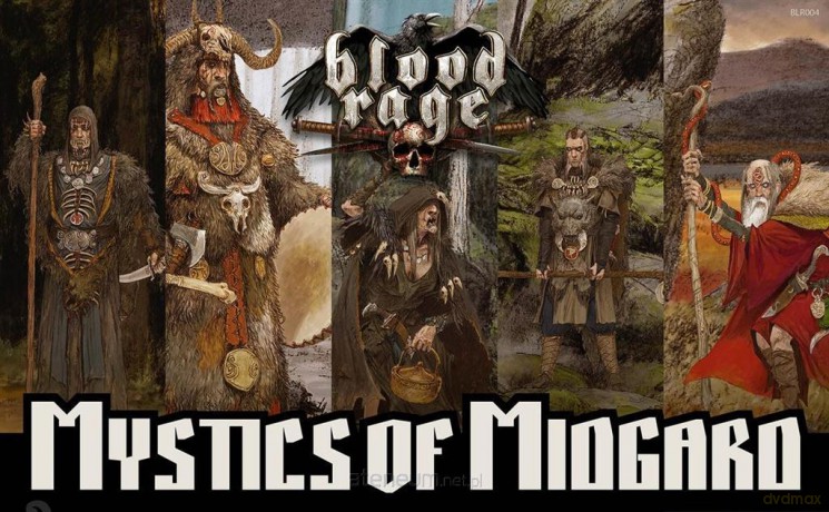 Blood Rage: Mistycy z Midgardu [GRA PLANSZOWA]