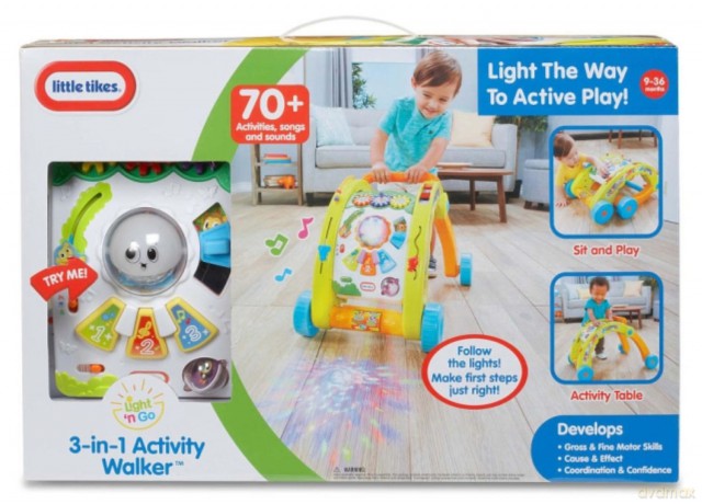 Chodzik i stół aktywności 3w1