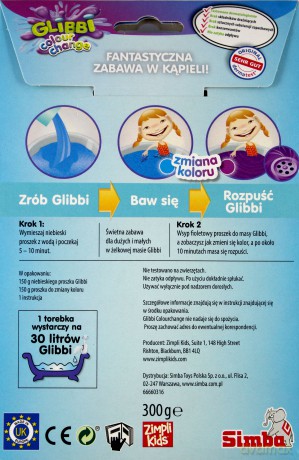 Glibbi Color Change, 2 rodzaje (wysyłka losowa)