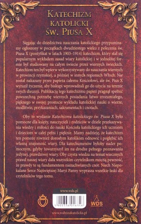 Katechizm katolicki Św. Piusa X (bordo) [KSIĄŻKA]