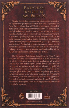 Katechizm katolicki Św. Piusa X (bordo) [KSIĄŻKA]