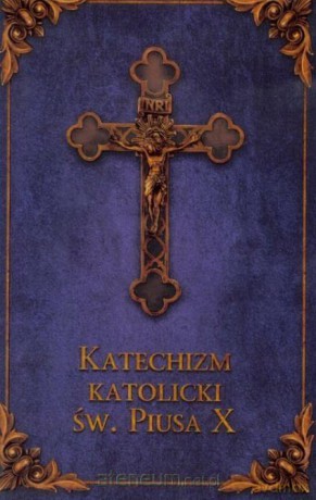Katechizm katolicki Św. Piusa X (granat) [KSIĄŻKA]