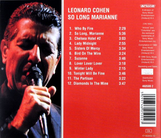 Leonard Cohen: So Long, Marianne [CD]