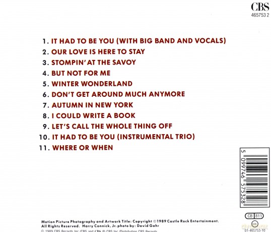 Harry Connick Jr.: Music From The Motion Picture When Harry Met Sally... [CD]