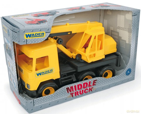 Middle truck - Dźwig żółty