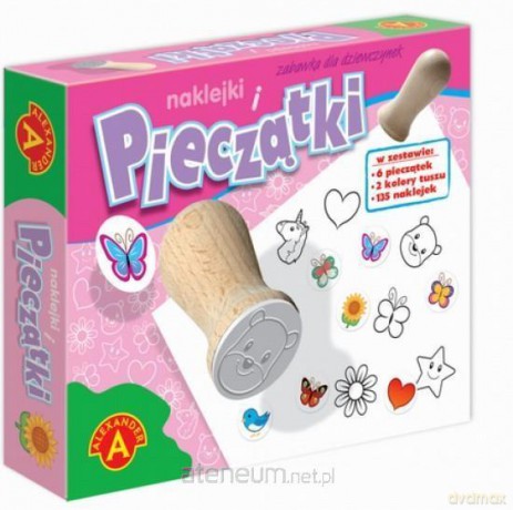 Pieczątki i naklejki. Zabawki dla dziewczynek