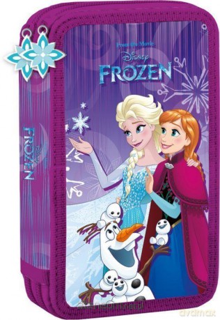 Piórnik 2 poziomowy z wyposażeniem Frozen