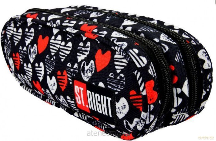 Piórnik saszetka dwukomorowa Stright Heartbeat