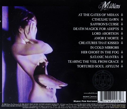 Cradle Of Filth: Midian Re-issue [CD]