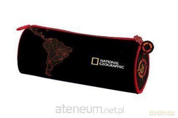 Piórnik tuba National Geographic Compass Red