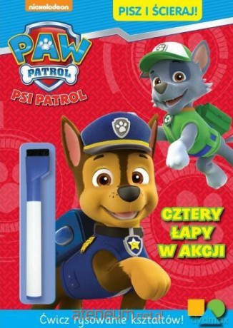 Psi Patrol. Pisz i ścieraj! Cztery łapy w akcji [KSIĄŻKA]