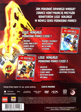 LEGO Ninjago Podniebni Piraci. Pakiet [2DVD]