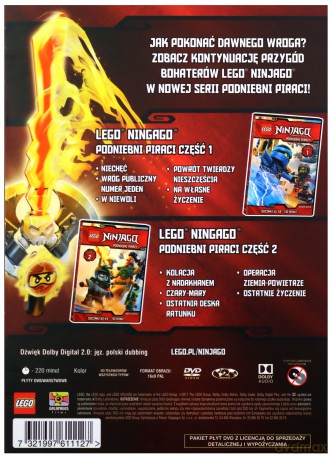 LEGO Ninjago Podniebni Piraci. Pakiet [2DVD]