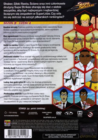 Supa Strikas Sezon 3, Część 1 [DVD]