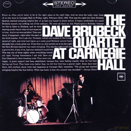 The Dave Brubeck Quartet: At Carnegie Hall [2CD]