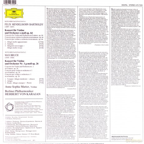 Anne Sophie Mutter: Mendelssohn Bruch Violin Concertos [Winyl]