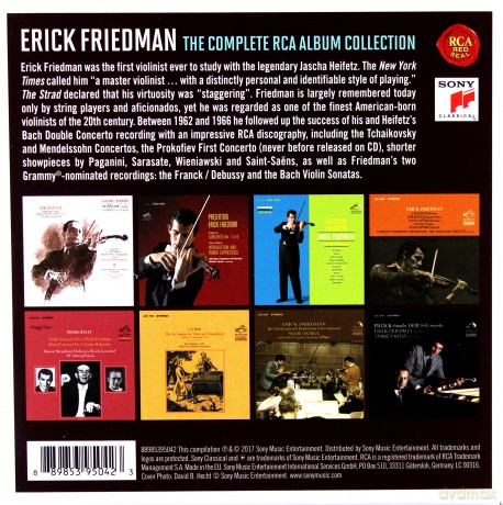 Erick Friedman: Erick Friedman - The Complete RCA Album Collection [9CD]