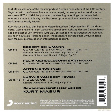 Kurt Masur: Eurodisc Recordings [16CD]