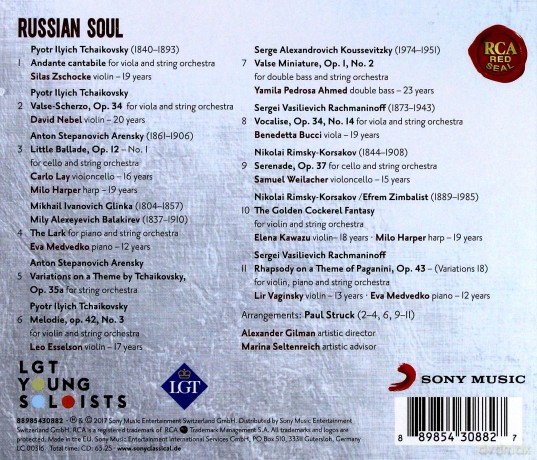 LGT Young Soloists: Russian Soul [CD]