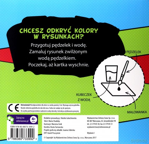 Uwolnij kolory. Zwierzęta w ZOO. Wodna kolorowanka [KSIĄŻKA]