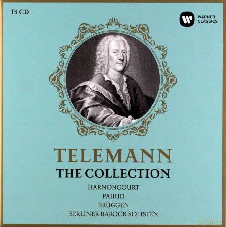Nikolaus Harnoncourt & Frans Bruggen & Emmanuel Pahud & Maurice Andre & Han De Vries: Telemann: The Collection [13CD]
