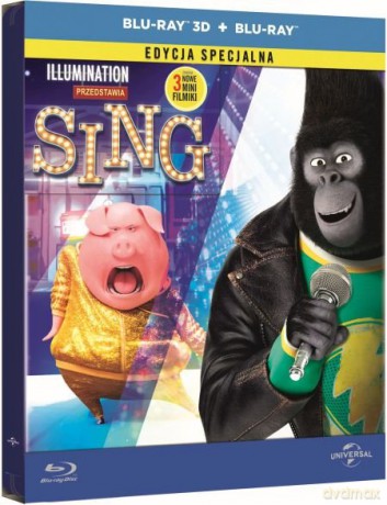 Sing (steelbook) [Blu-Ray 3D]+[Blu-Ray]