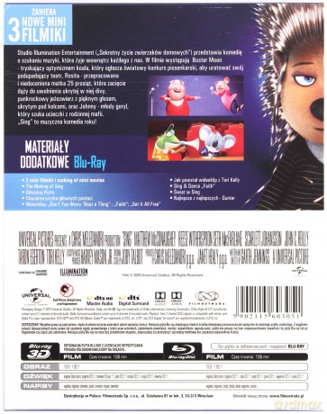 Sing (steelbook) [Blu-Ray 3D]+[Blu-Ray]
