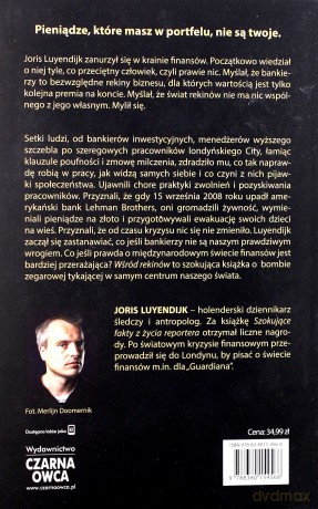 Wśród rekinów. Cała prawda o świecie finansów - Joris Luyendijk [KSIĄŻKA]