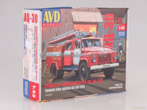 Fire Truck AC-30(53) (GAZ-53) (model kit)