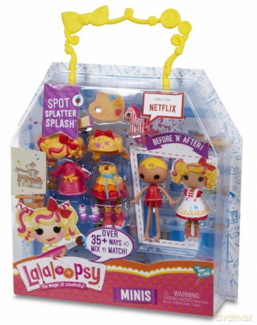 LALALOOPSY Lalka Mini W1, Spot Splatter Splash [FIGURKA]