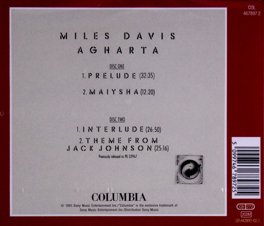 Miles Davis: Agharta [2CD]