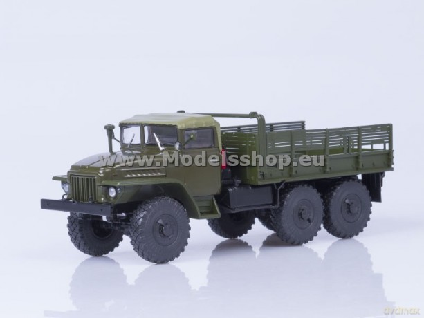 Ural-375 Flatbed Truck Soft Roof (khaki)