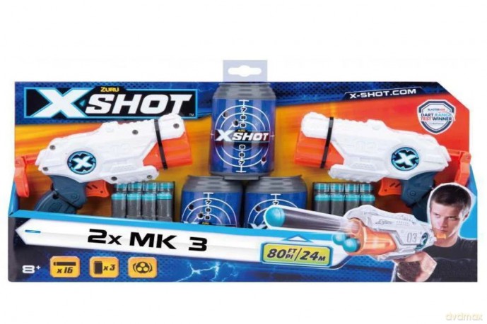X-SHOT Podwójny Micro 3-strzałowy