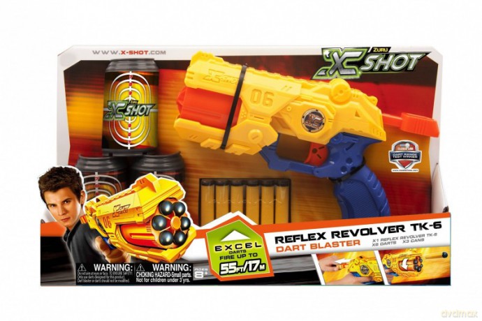 X-SHOT Revolver 6 - strzałowy