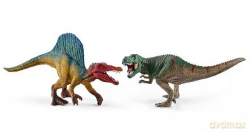 Zestaw Spinosaurus i T-Rex Mini [FIGURKA]