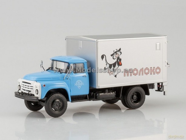 Zil-130 Van Truck with a Tail-Lift U-165 Milk