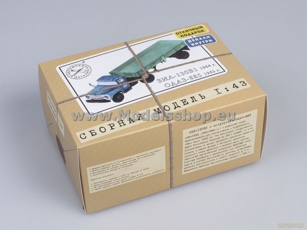 ZIL-130V1 with Semitrailer ODAZ-885 (model kit)