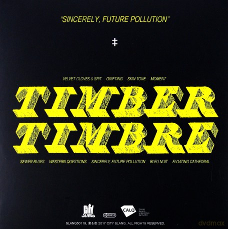 Timber Timbre: Sincerely, Future Pollution [CD]