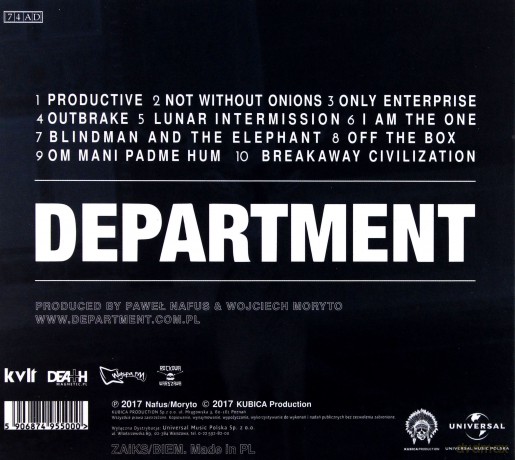Department: Breakaway Civilization [2CD]