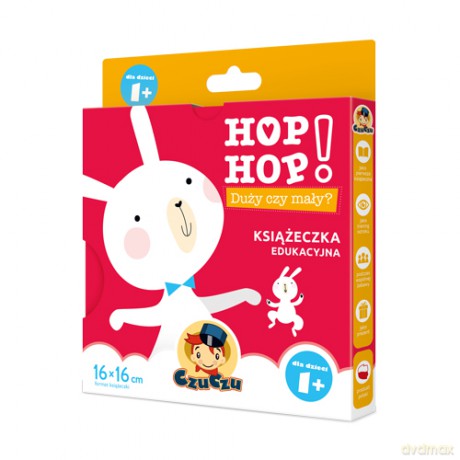 Czuczu hop hop Duży czy mały 1+ [KSIĄŻKA]