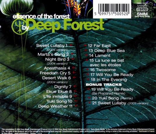 Deep Forest: Essence Of The Forest By Deep Forest [CD]
