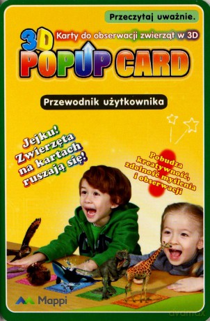 Karty popup 3D Owady